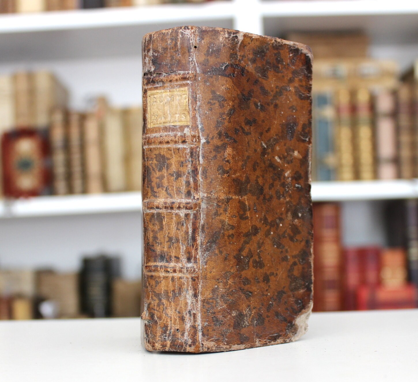 1785 RARE Antique Accounting Book Ledger le Livres Des Comptesfaits by