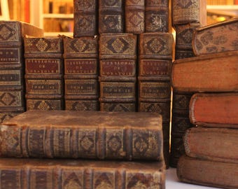 17世紀フランスの古書：装飾革装丁 - Etsy 日本