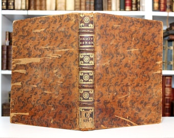 1751 French Law Book: Honorary Church Rights, 1st Edition