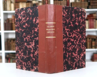 1808 RARE Ancient Greek Ethymology Linguistics &quot;Le Jardin des Racines Grecques&quot; Classical Philology Antique Book Early 1800s