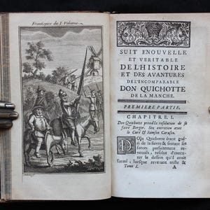 1753 Don QUIXOTE Cervantes Don Quijote Illustrated 11 Engraved Plates Don Quichotte de la Manche Spanish Literature Cide Hamete Benengeli