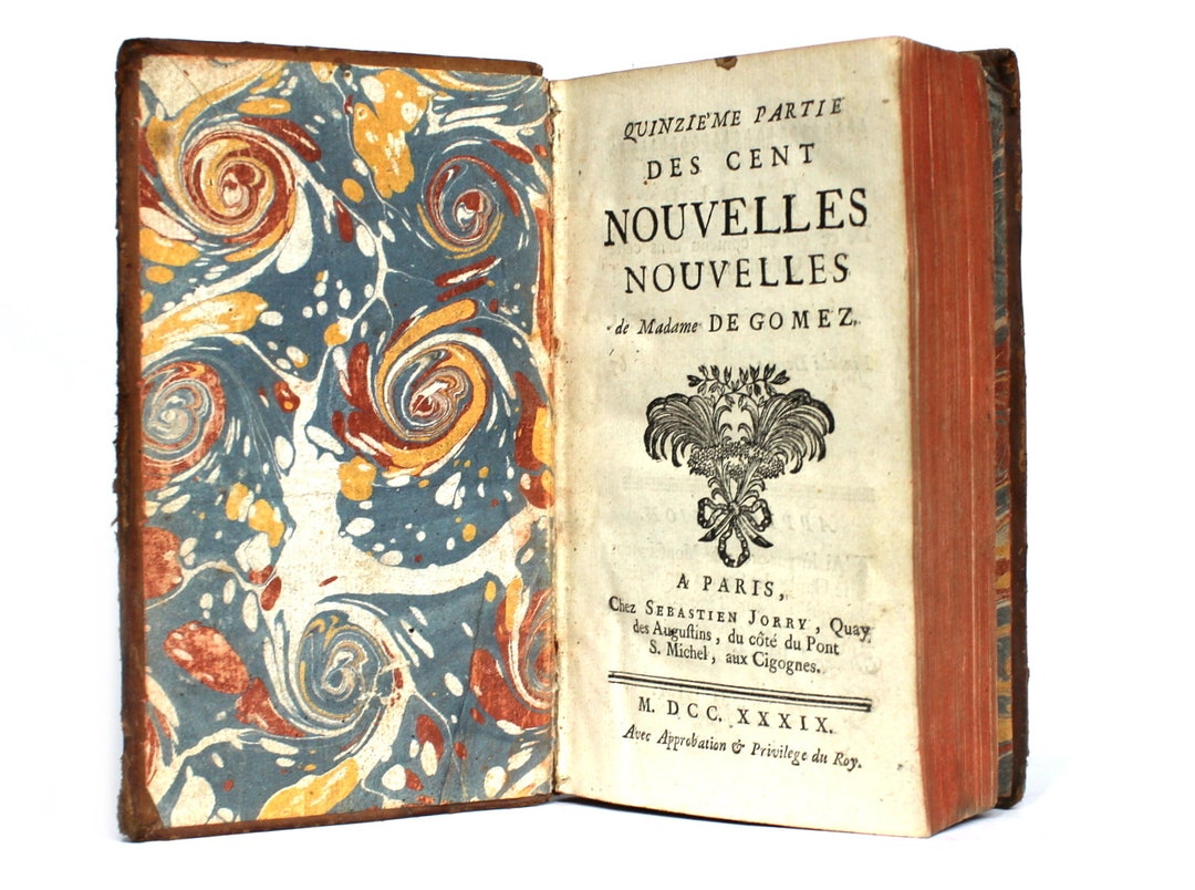 1739 RARE Madeleineangélique De Gomez cent Nouvelles Etsy