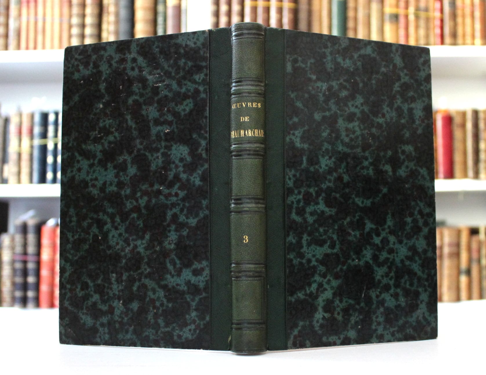 Vintage French Books 1800s & 1900s Decorative Leather