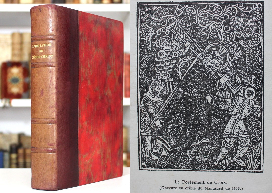 1933 RARE Thomas à Kempis the Imitation of Christ Bilingual Edition