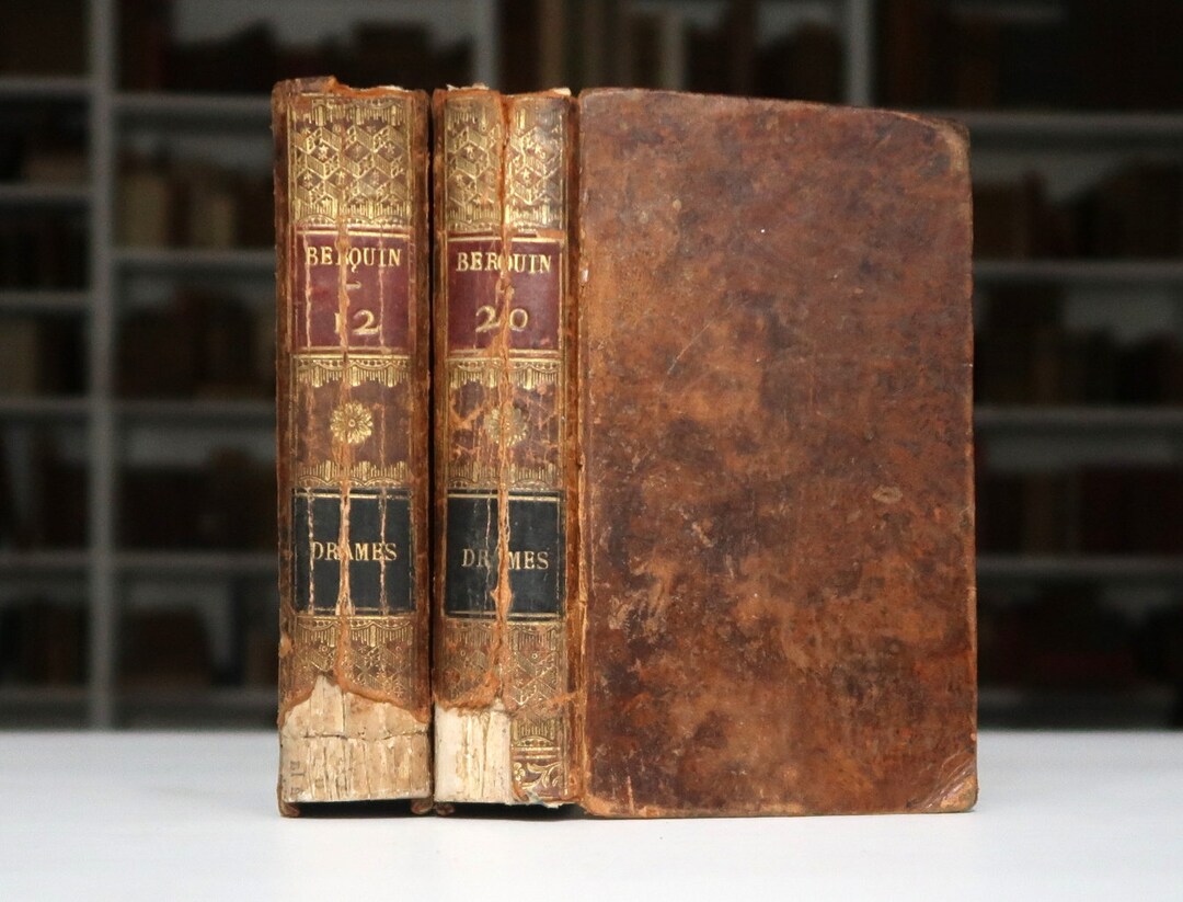 1802 RARE French Antique Book Plays by Berquin French Literature 2
