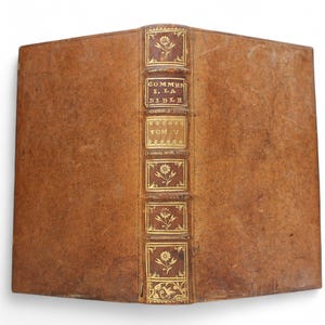 1739 Antique Bible - 2 Samuel, 1 Kings, and 2 Kings - Old Testament - Text in Latin and French - Holy Scripture - Holy Bible - Biblia