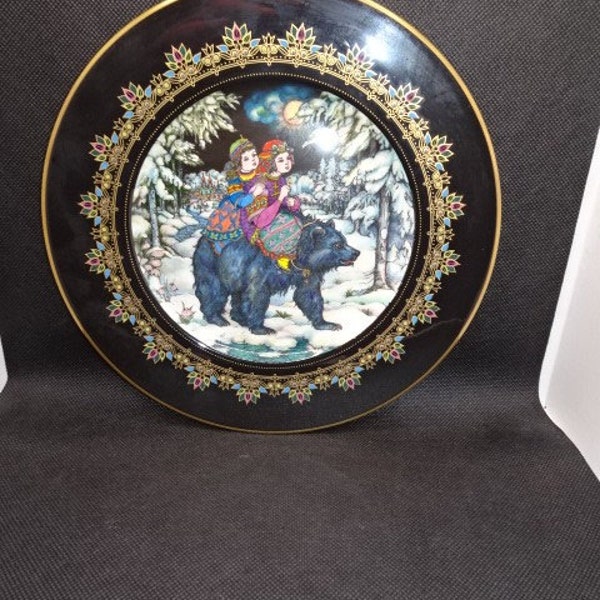 assiette Villeroy Boch Heinrich les comtes russes Tsar Bear