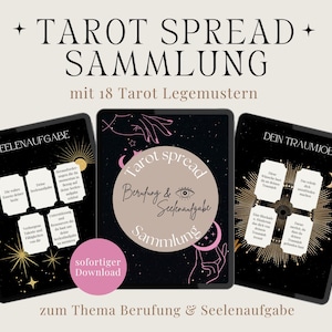 Raccolta di tarocchi per la chiamata e lo scopo dell'anima | Stesura dei tarocchi | Sistemi di layout per principianti e lettura avanzata delle carte tedesche