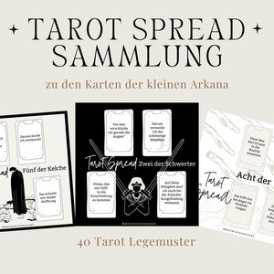 Coleção de tiragens de tarô | Sistema de layout de oráculo de adivinhação de tarô para iniciantes e pacote de layout avançado PDF Waite
