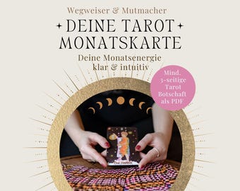 Your Tarot Monthly Card Reading 2026 Personal Tarot Message Card Reading German Intuitive Monthly Message