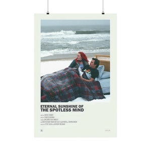 Poster ETERNAL SUNSHINE of the spotless mind movie poster Gondry Winslet Carrey cult film wall art