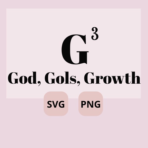 God, Gols, Growth, Motivational svg, png file, christian svg, minimalistic design, simple svg, family bundle, inspirational quotes, digital