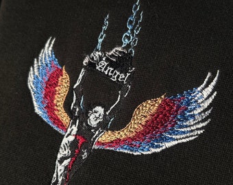 Premium sweatshirt met capuchon en geborduurd logo met geborduurd logo