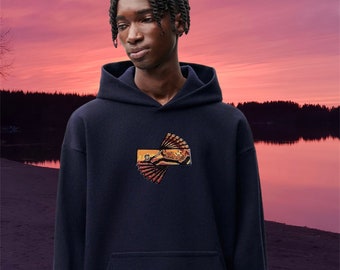 Premium Embroidery Box Logo Streetwear Hoodie Sweatshirt - Etsy