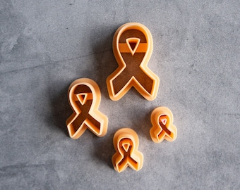 Ribbon Clay Cutter - Cancer Awareness