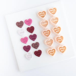 ブックカンバセーションハートスタンプセット（10個セット）