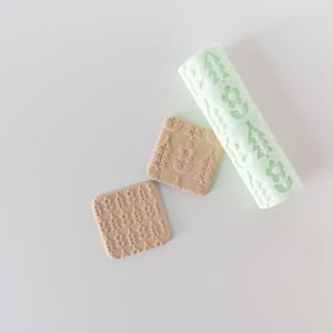 Folk Christmas - Holiday Resin Texture Roller - 2 sizes