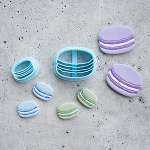 Macaron Clay Cutter: Kakörhängen DIY (20 mm, 35 mm)