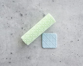 Blumen Mosaik Fliesenroller - Resin Texture Roller
