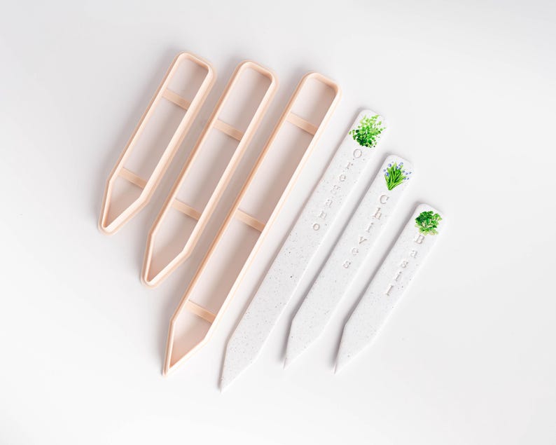 Herb Marker - Clay Cutter - 3 size options image 1