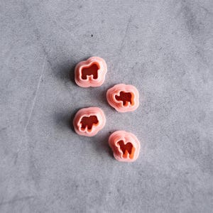 Tierkekse: Studs And Micro, Ausstechformen aus Polymer Clay – Niedliche Keksformen, 6 mm–15 mm