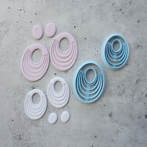 Embossed Oval Dangle