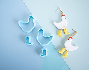 Chicken and Boot Dangle