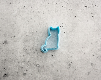 Cat Polymer Clay Cutter, Jewelry Earring Making (20mm, 35mm)
