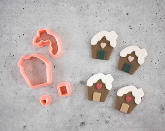 Gingerbread House - 4 Piece Set