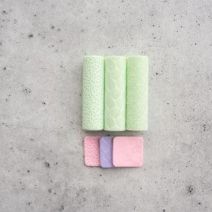 Party // Set of 3 Rollers - Resin Texture Rollers