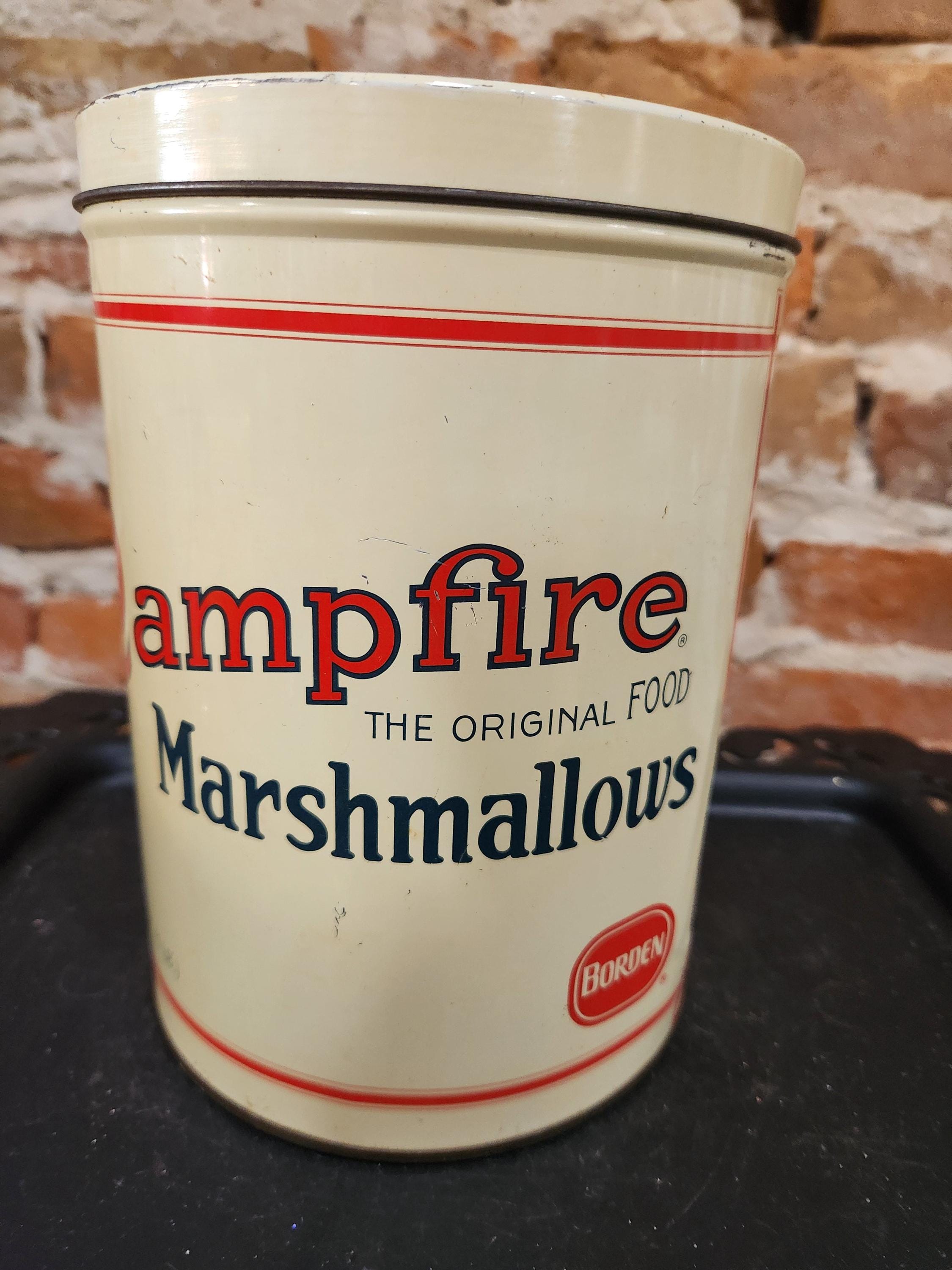 スーパーレア 20s ティン缶 Campfires Marshmallow Vintage Campfire Marshmallows Tin - Etsy