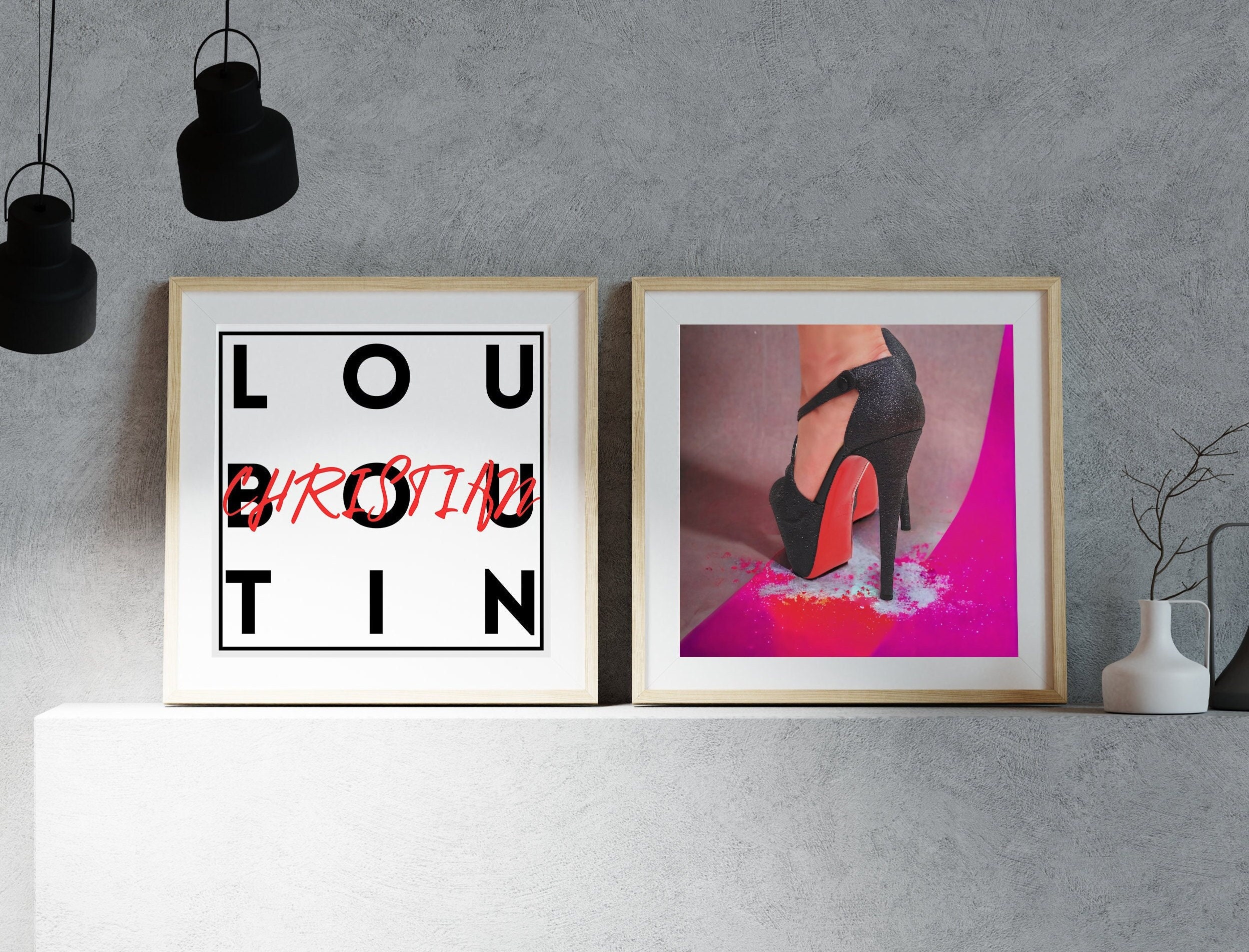 Louboutin Wall Art - Etsy