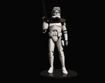 Star wars Clone sharpshooter 3d printable model