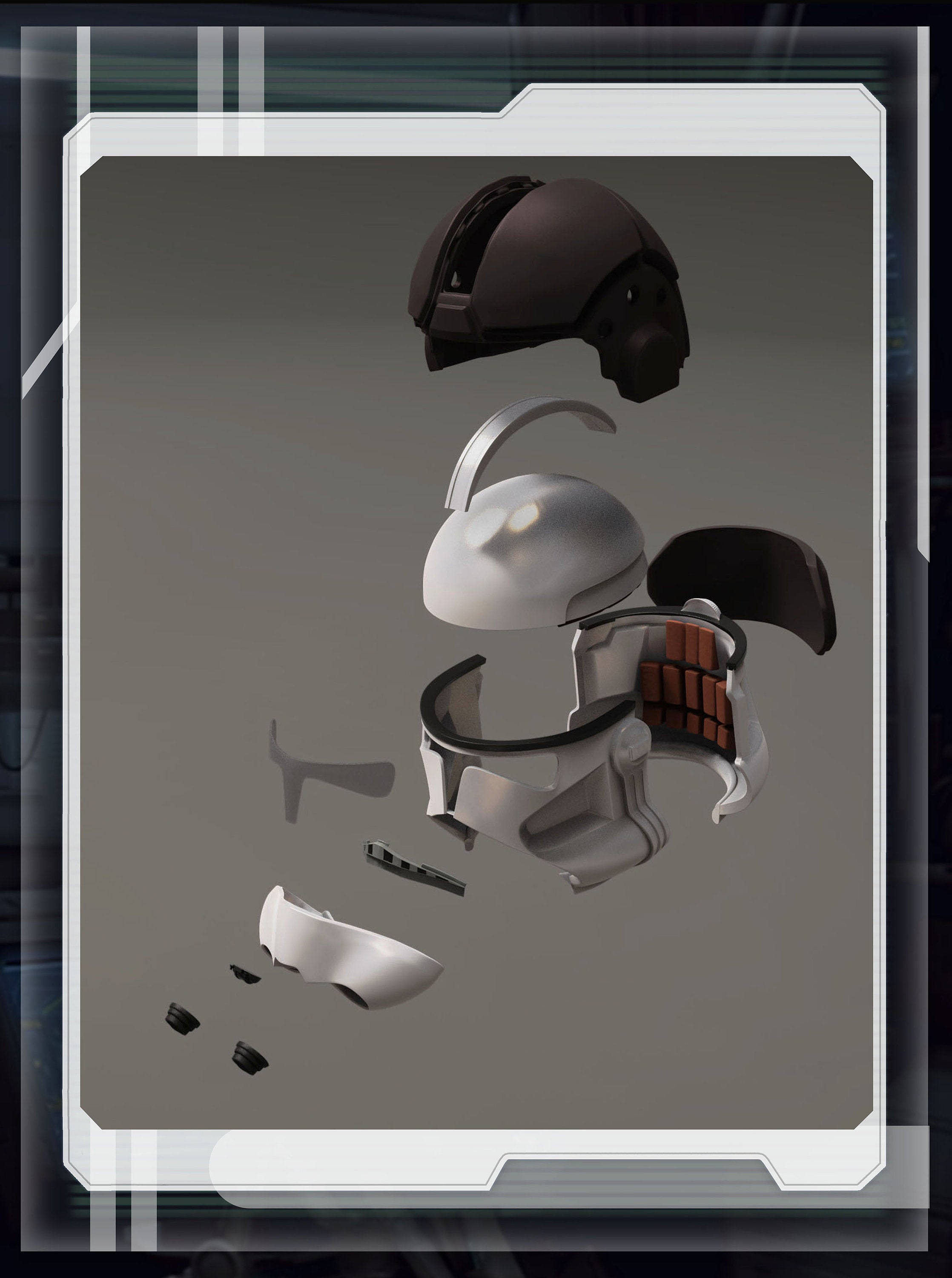 Star Wars 3d Printable Wearable Clone Gunner Helmet Cosplay, Costume - Etsy