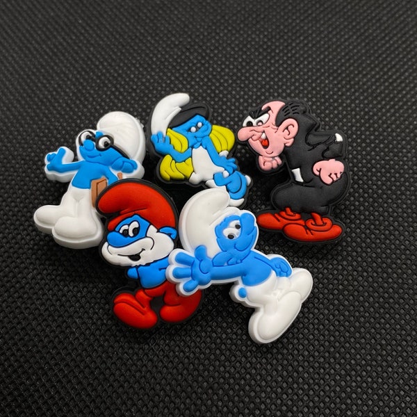 The Smurfs cartoon crocs charms