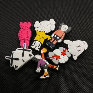 4pk shoe charms Kaws  Bedazzled shoes diy, Shoe charms, Crocs