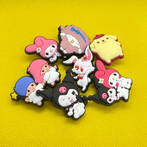 3 Large Shiny Hello Kitty and Friends Resin Charm, Sanrio, Croc, DIY,  Kawaii, Cabochon, Decoden Charms, Resin Charms 