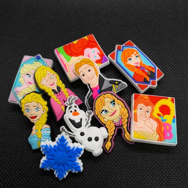 Frozen movie crocs charms, Elsa the Snow Queen, Disney