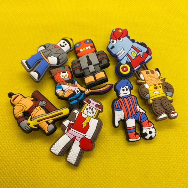 Roblox game crocs charms, shoes jibbitz