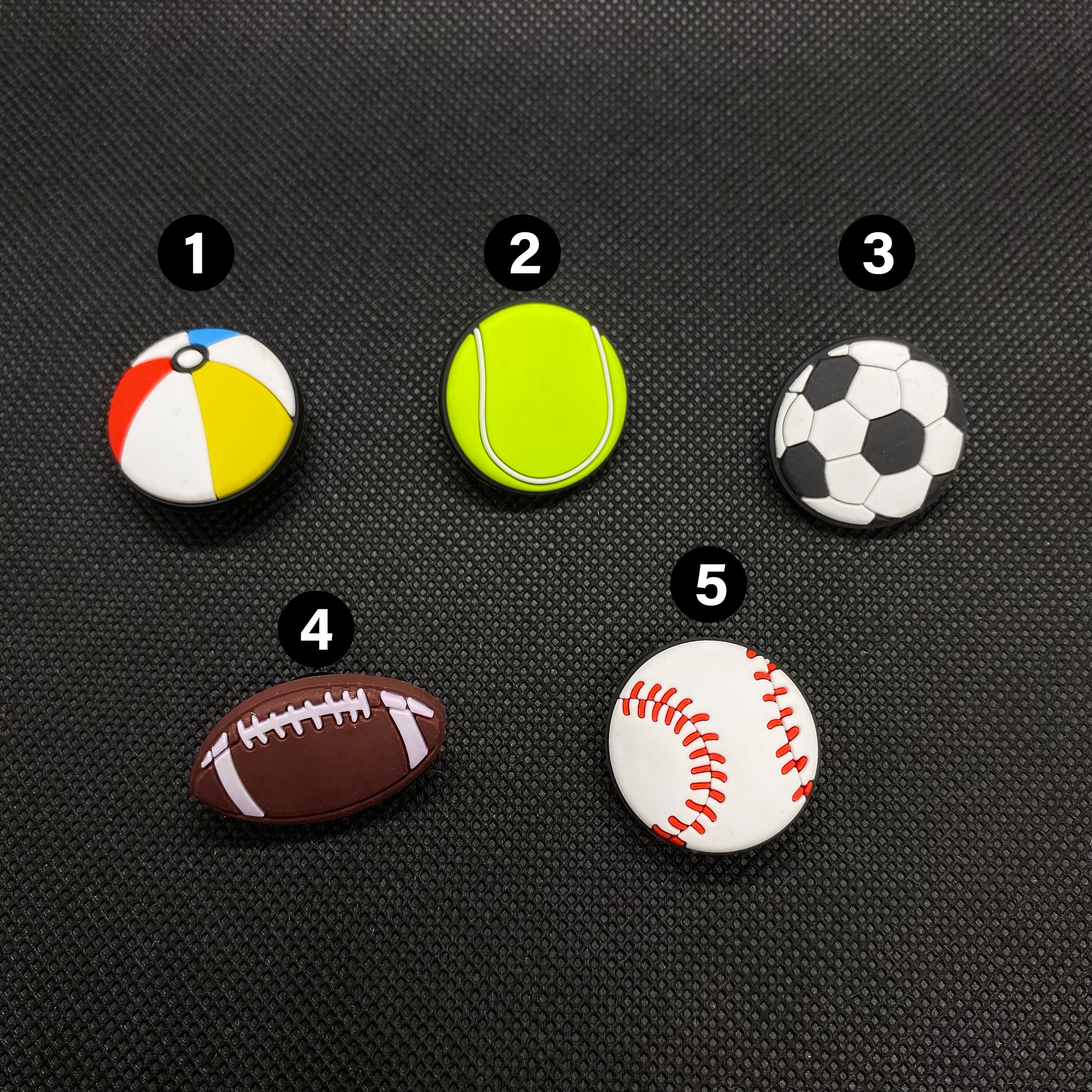 Sport Balls Crocs Charms Football Baseball Rugby Etsy UK