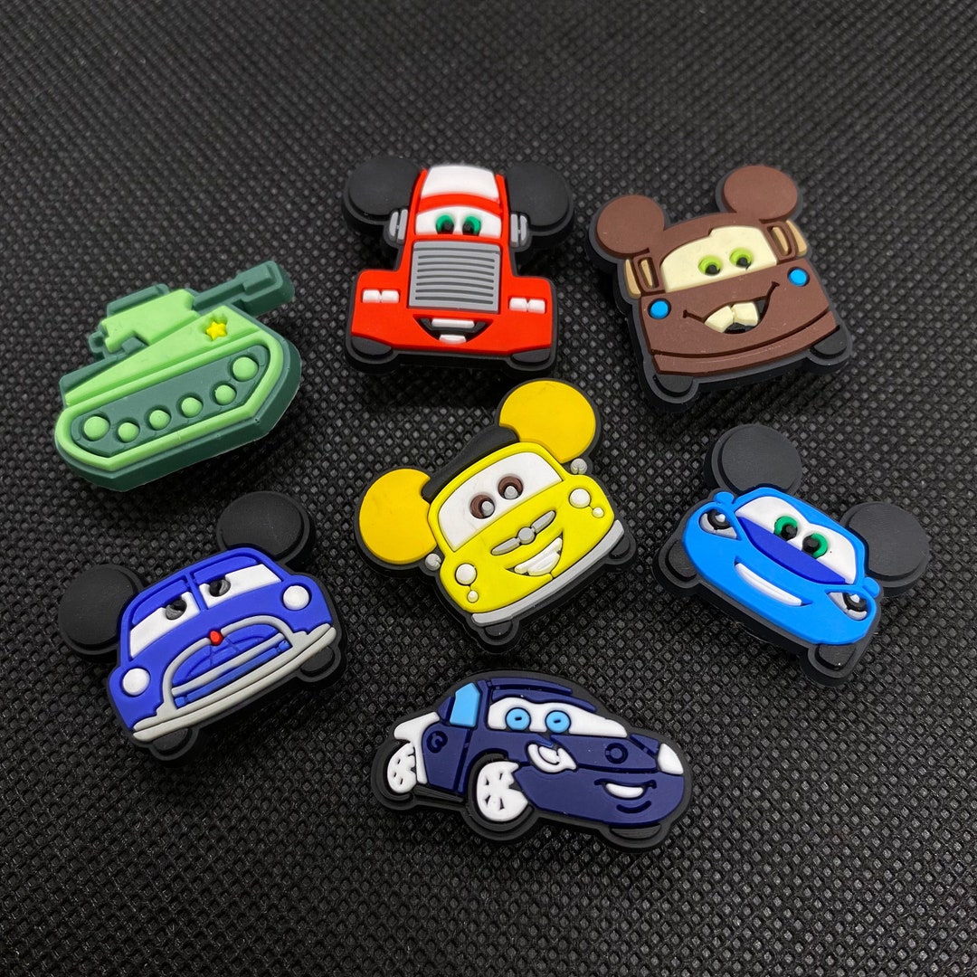 The Cars Croc Charms, Lightning Mcqueen Croc Charms, Jibbitz Etsy
