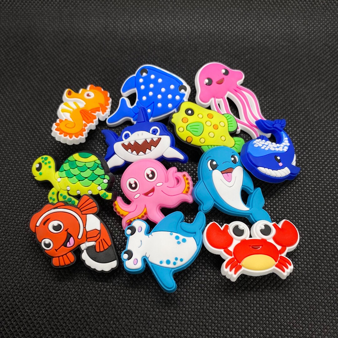 Nemo Cartoon Crocs Charms, Aquatic Animals Jibbitz Etsy