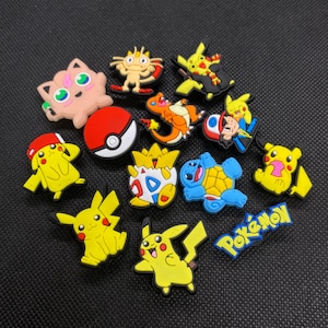 Crocs classic Jibbitz buttons unisex pokemon pikachu pokeball charms men  women kids adult