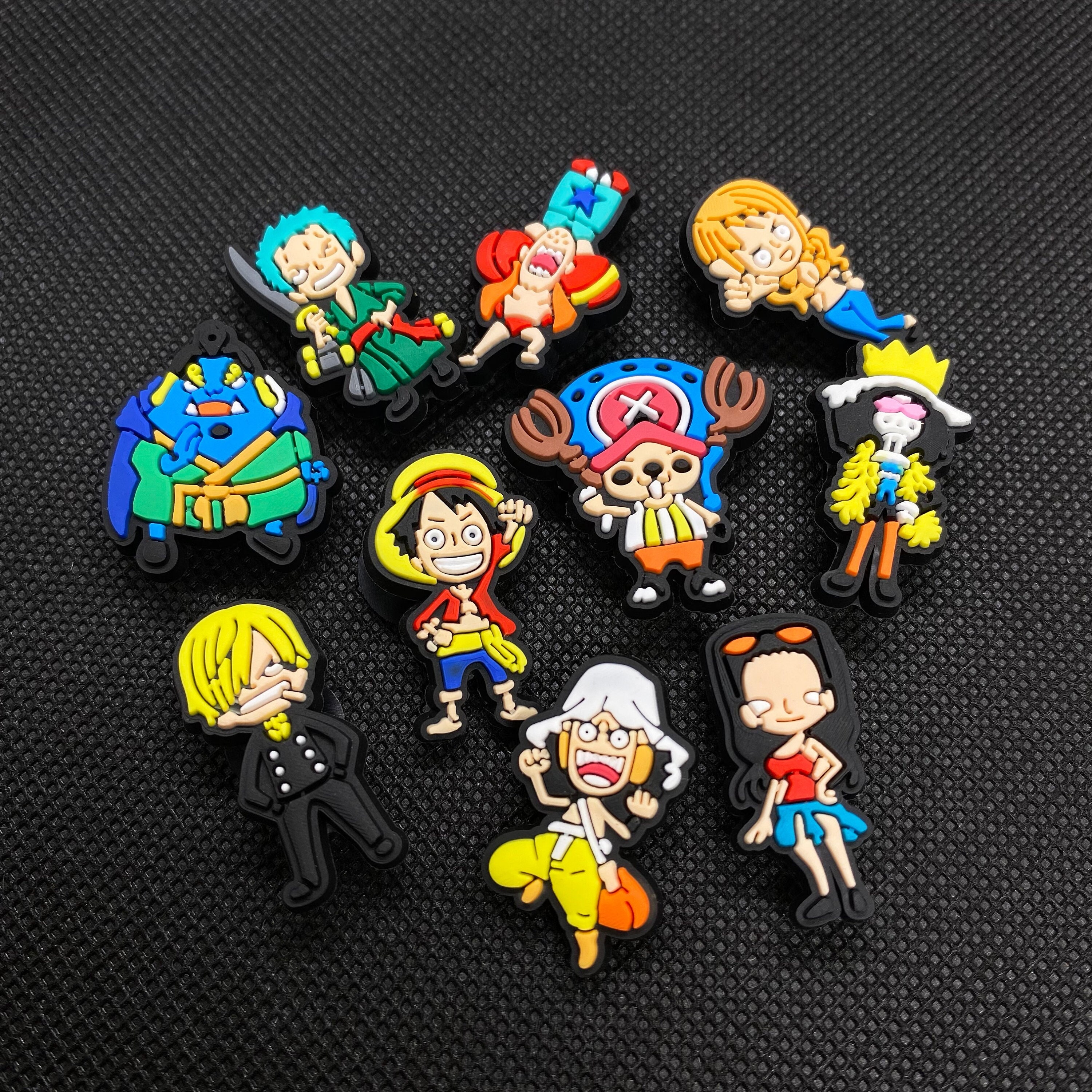 One Piece Anime Croc Charms Jibbitz Set for Crocs Shoe Accessories Trending  One Piece Charms for Clogs Fashionable Jibbitz 