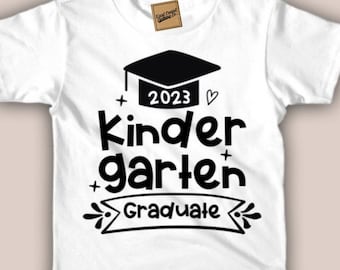 Kindergarten Graduate Shirt 2023 Graduate - Customize with any Name, Grad or School for free!