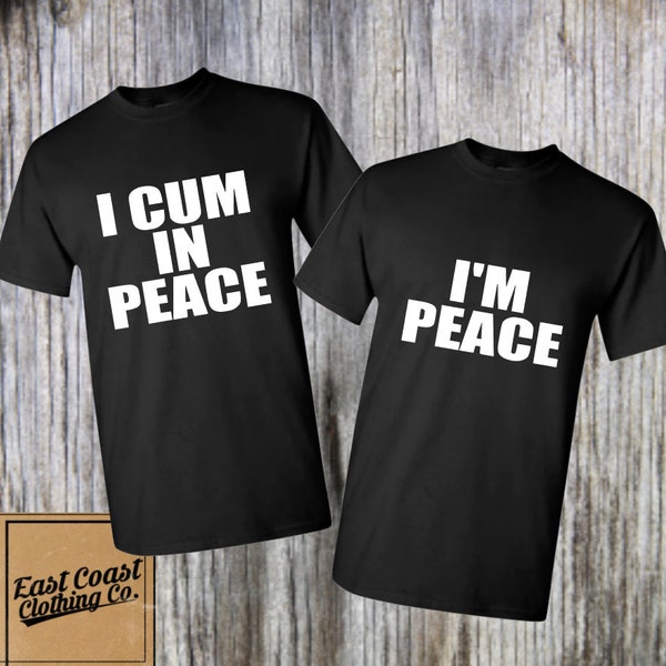 I Come In Peace Shirt, Matching Couples Shirt, I'm Peace Shirt, His and Hers Matching Shirts, Couples Gift Ideas