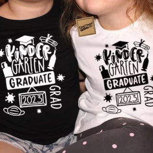 Kindergarten Graduate Shirt 2023 Graduate - Customize with any Name, Grad or School for free!