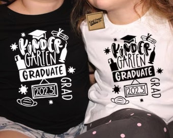 Kindergarten Graduate Shirt 2023 Graduate - Customize with any Name, Grad or School for free!