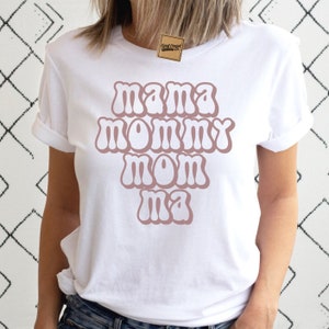 Koszulka MAMA mommy mom, Koszulka macierzyńska, Koszulka Future Mom, Prezenty na Dzień Matki, Koszulka dla mamy, Koszulka na Dzień Matki, Koszulka na 1. Dzień Matki