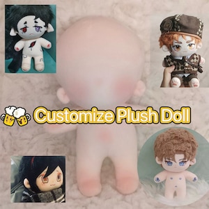 Personalizza bambola di peluche da 20 cm 30 cm 40 cm, peluche personalizzati, regali per gli amanti delle bambole di peluche immagine 1